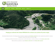 Tablet Screenshot of manukaoil.com